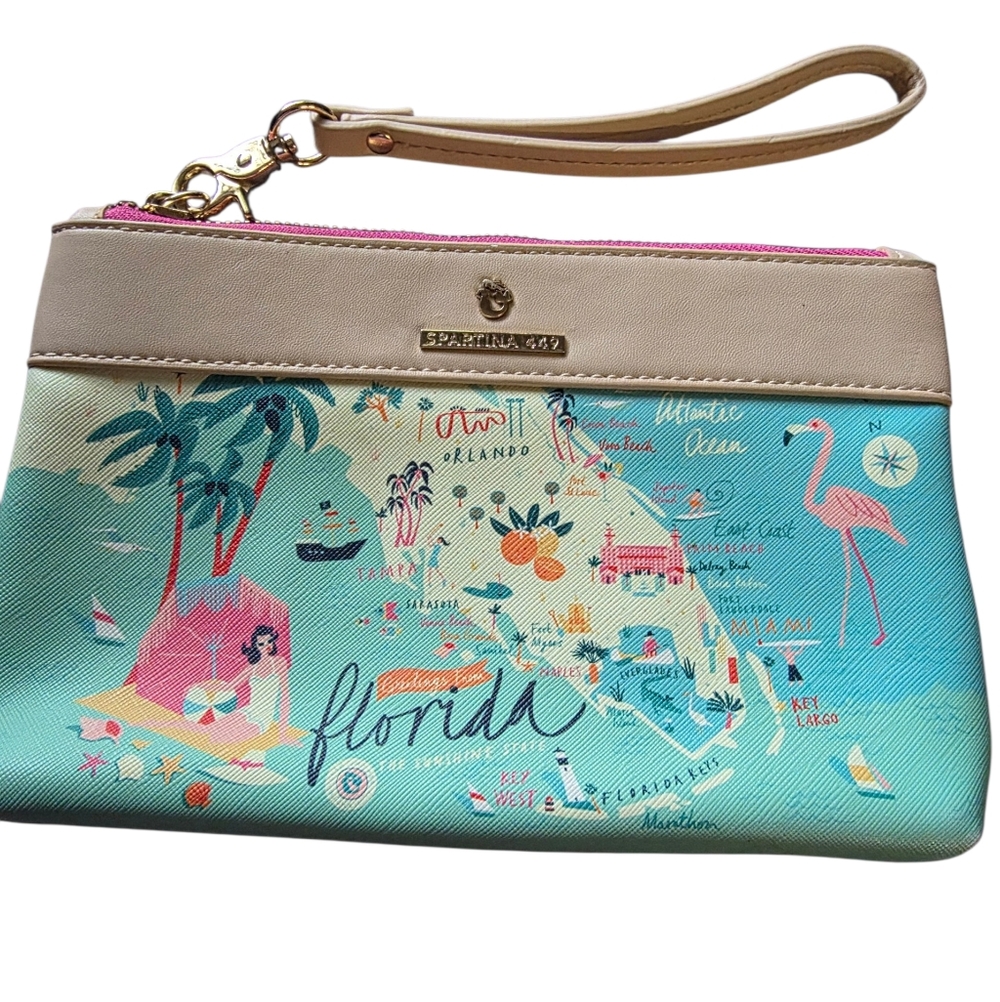 Spartina Florida Scout Wristlet wallet